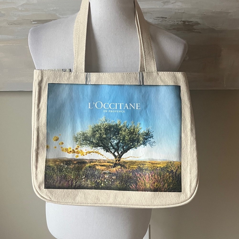 L'OCCITANE versatile, limited edition canvas tote - Picture 2 of 10